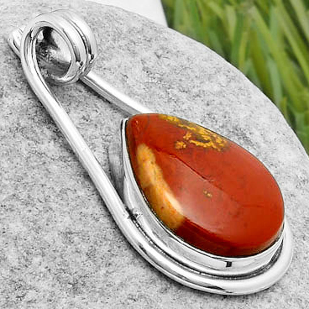 Natural Red Moss Agate Pendant P-1590 SDP112934