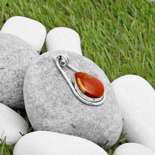 Natural Red Moss Agate Pendant P-1590 SDP112934