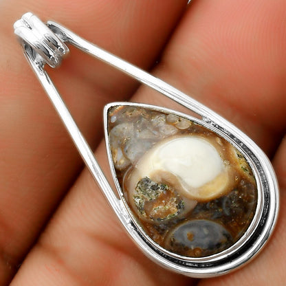 Natural Rock Calcy Pendant P-1590 SDP112941