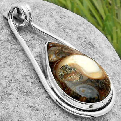Natural Rock Calcy Pendant P-1590 SDP112941