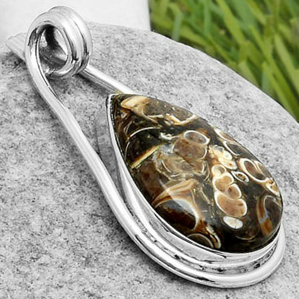 Natural Turtella Jasper - USA Pendant P-1590 SDP112951