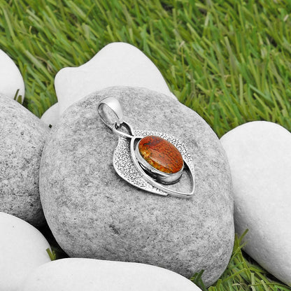 Southwest Style - Red Moss Agate Pendant P-1402 SDP112976