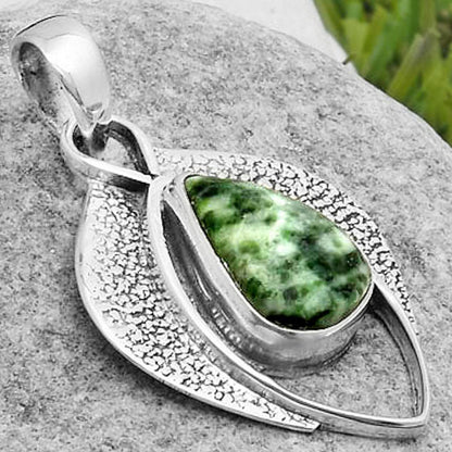 Southwest Style - Natural Dioptase Pendant P-1402 SDP112979