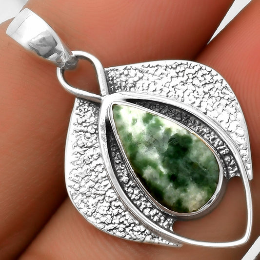 Southwest Style - Natural Dioptase Pendant P-1402 SDP112980