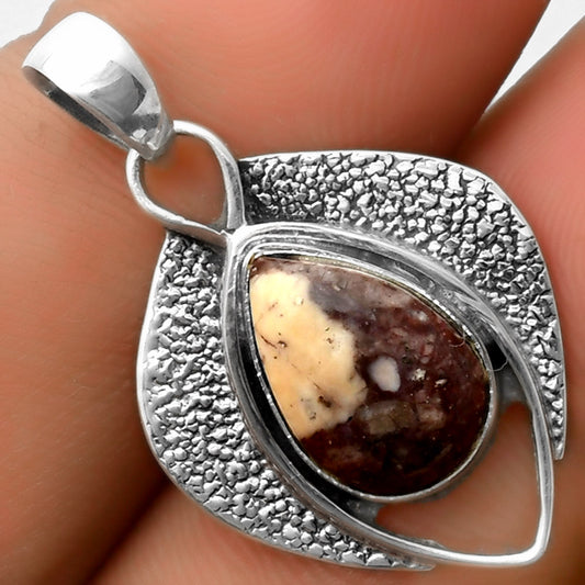 Southwest Style Indian Blanket Jasper Pendant P-1402 SDP112988