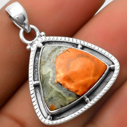 Natural Maligano Jasper - Indonesia Pendant P-1495 SDP113127