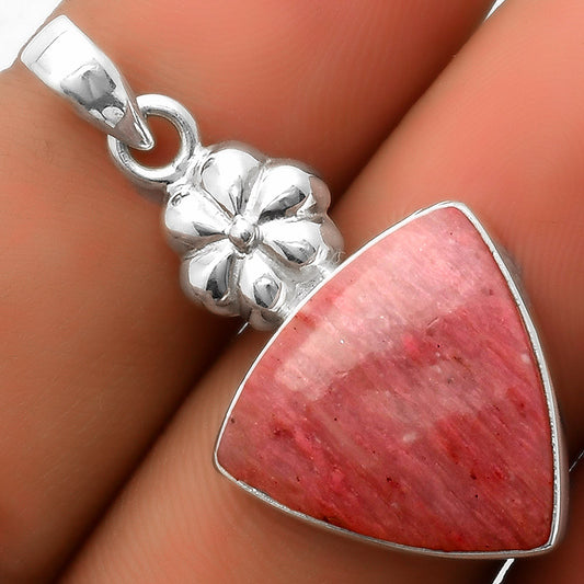 Natural Pink Tulip Quartz Pendant P-1308 SDP113197