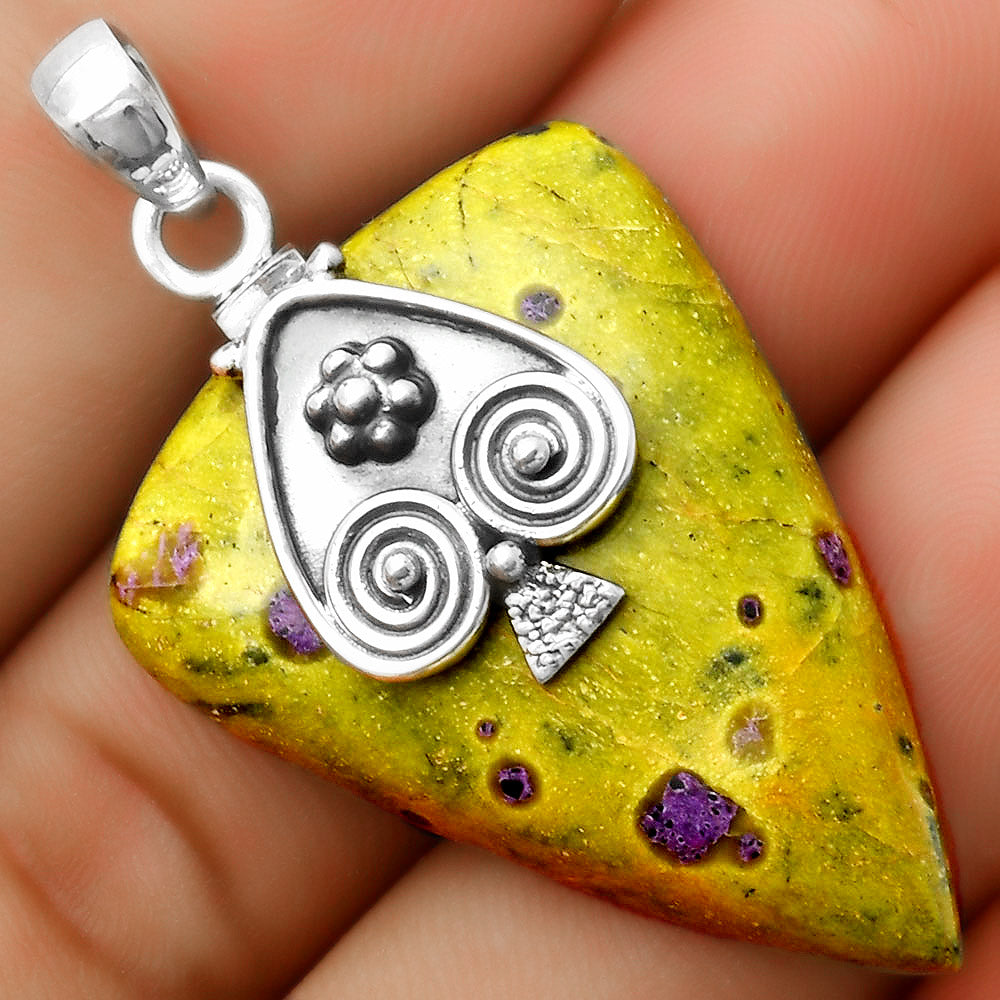 Natural Stichtite Pendant P-1388 SDP113215