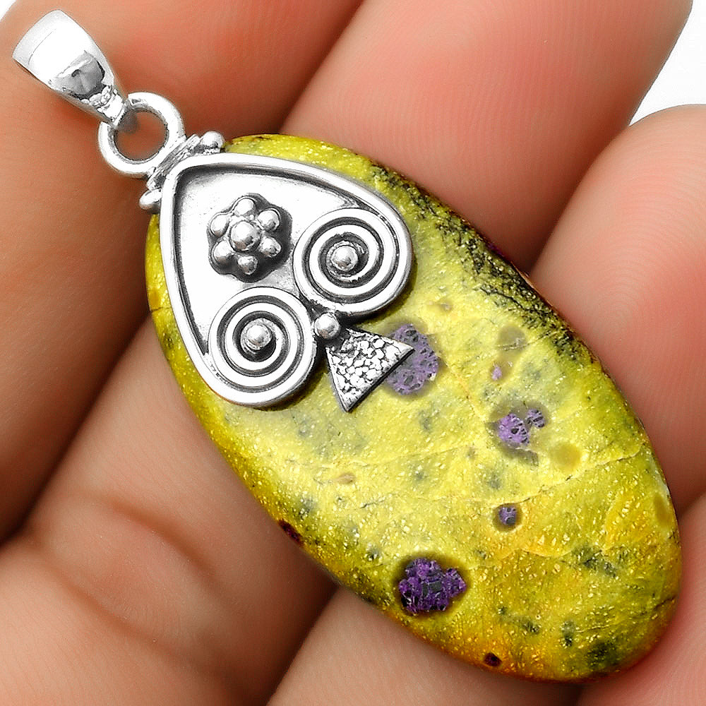 Natural Stichtite Pendant P-1388 SDP113216