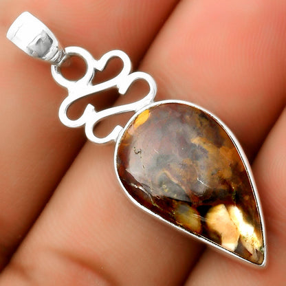 Natural Purple Cow Jasper Pendant P-1554 SDP113592