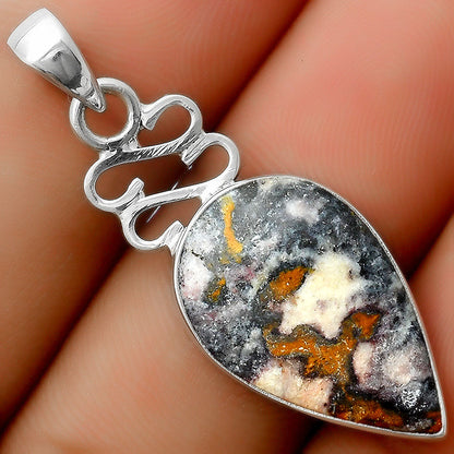 Natural Indian Blanket Jasper Pendant P-1554 SDP113623