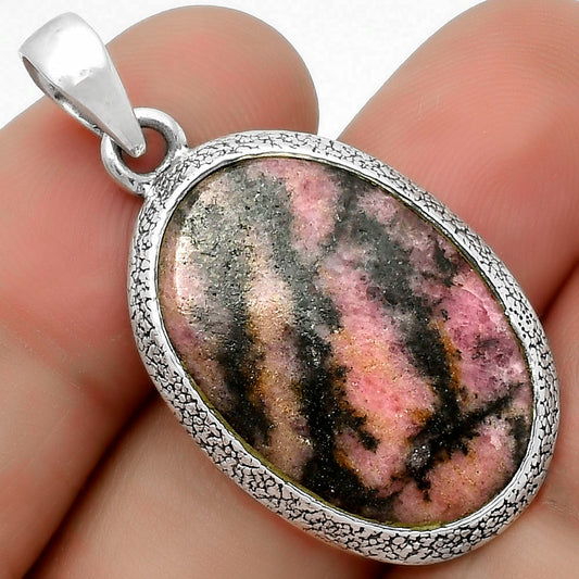 Natural Rhodonite Pendant P-1538 SDP113819