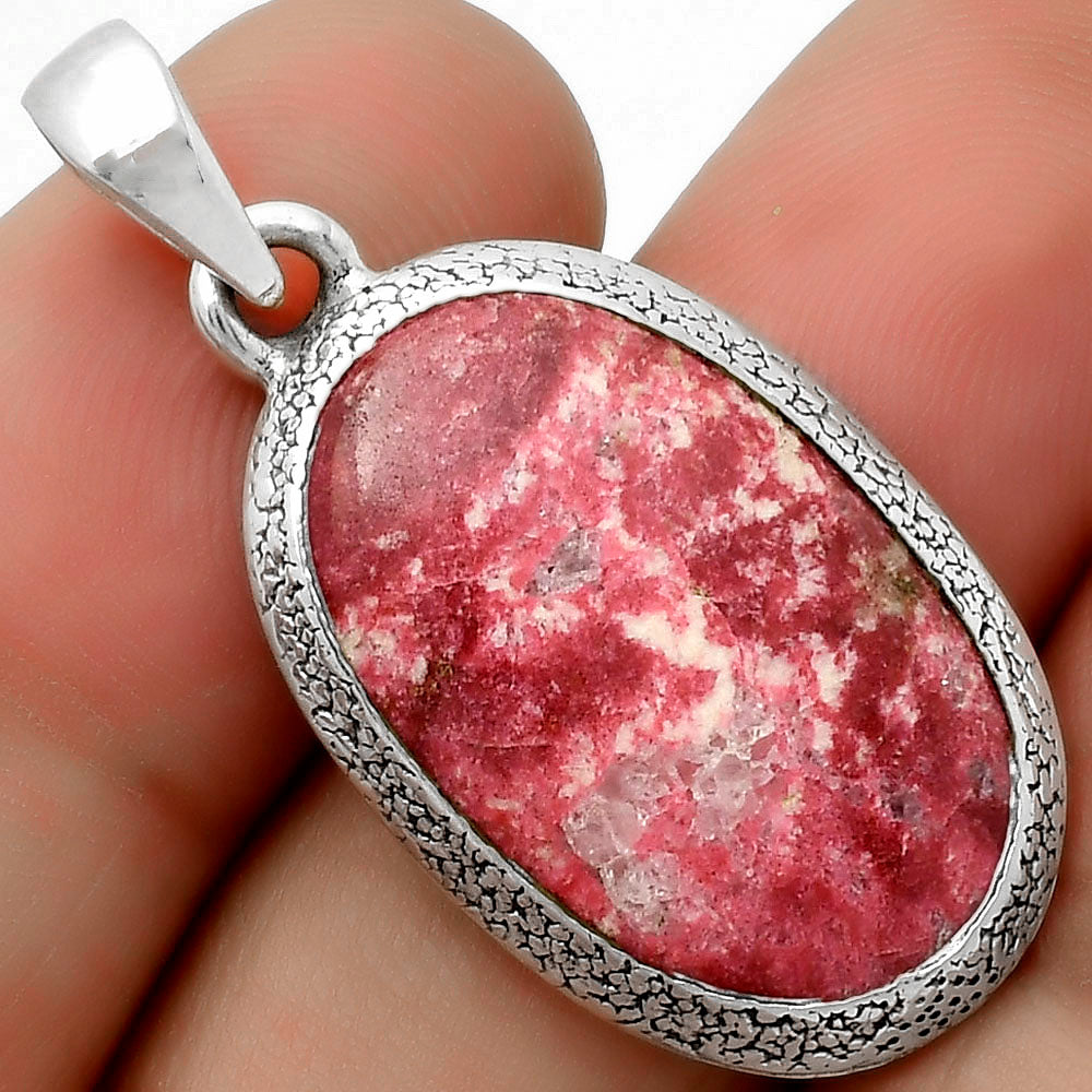 Natural Pink Thulite - Norway Pendant P-1538 SDP113830