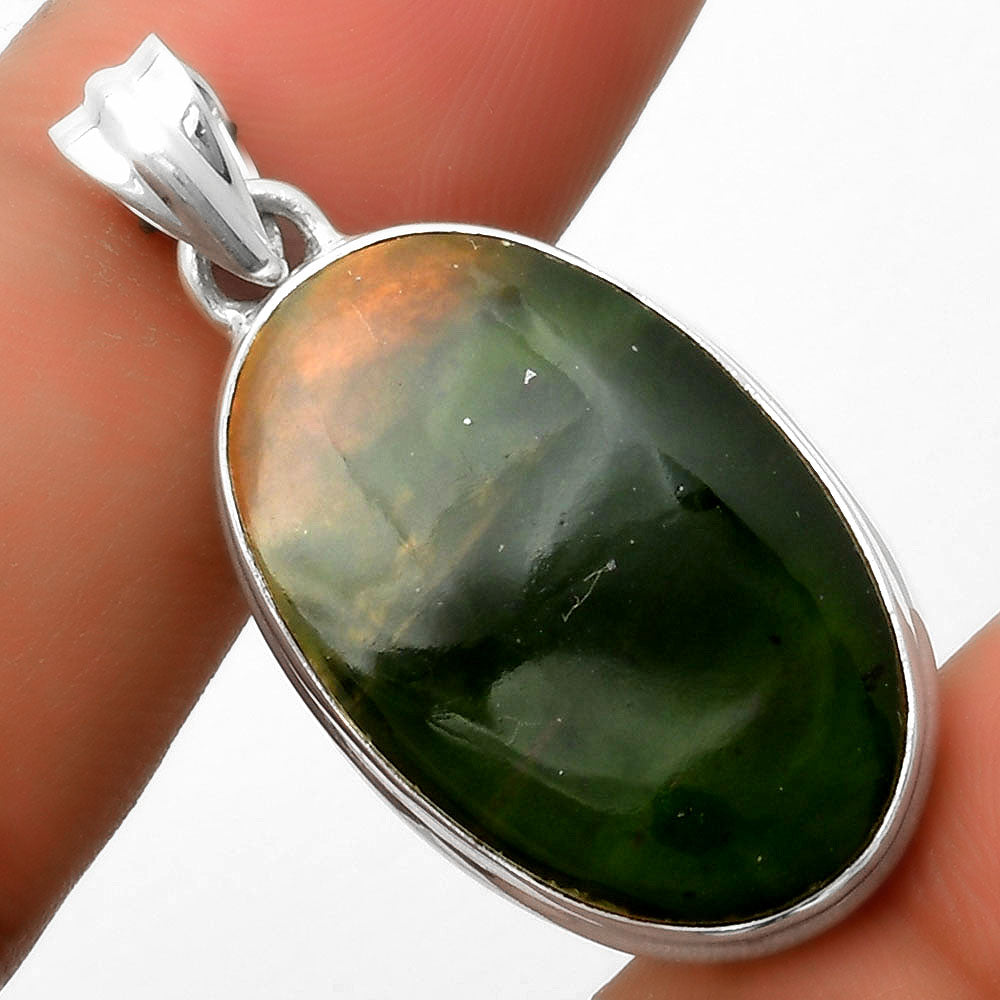 Natural Chrome Chalcedony Pendant P-1001 SDP114532