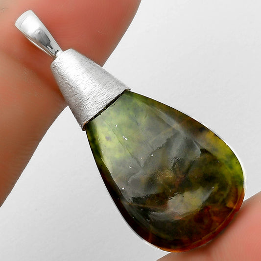 Natural Chrome Chalcedony Pendant P-1016 SDP114535