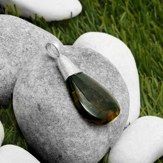 Natural Chrome Chalcedony Pendant P-1016 SDP114535