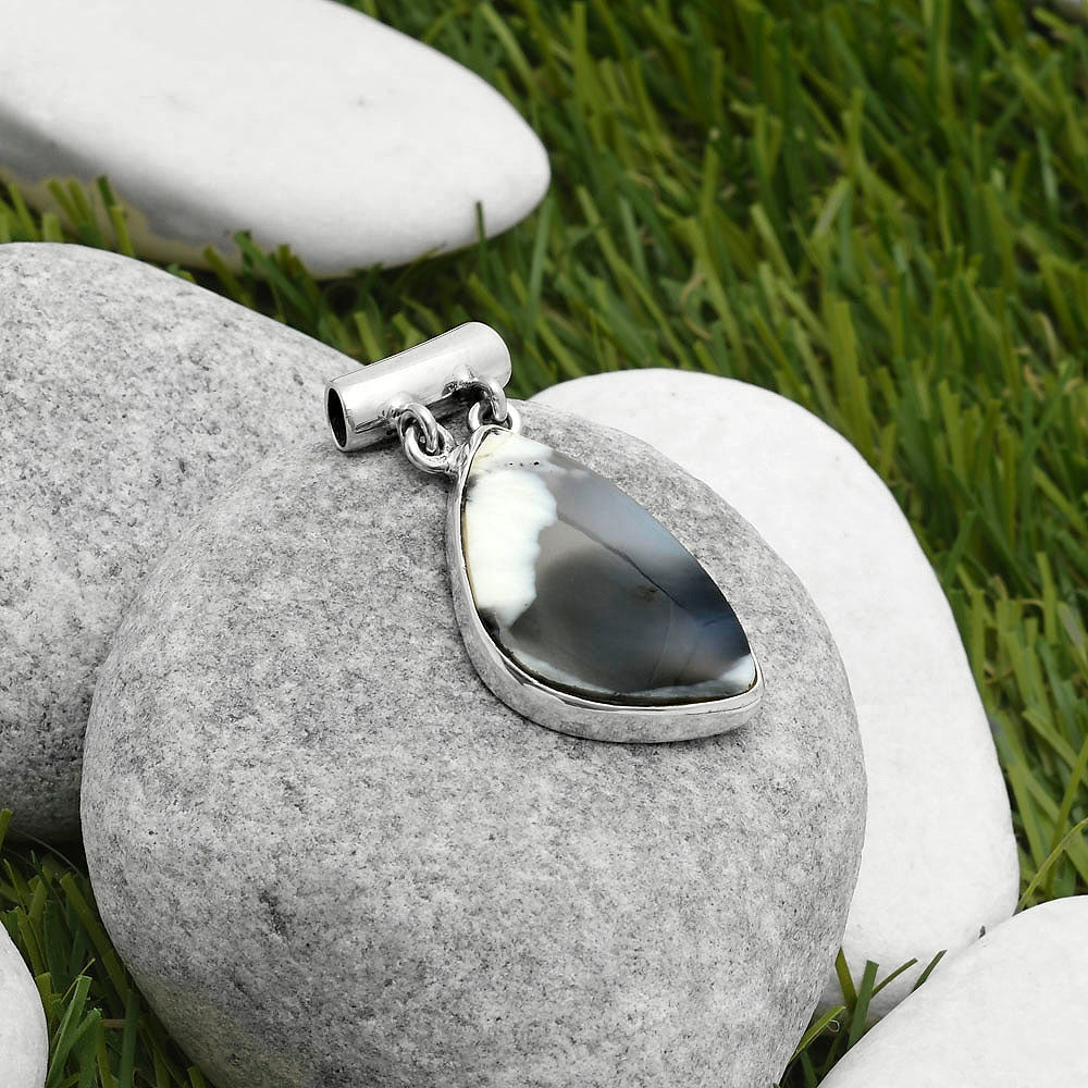 Merlinite Dendritic Opal - Turkey Pendant P-1198 SDP114553