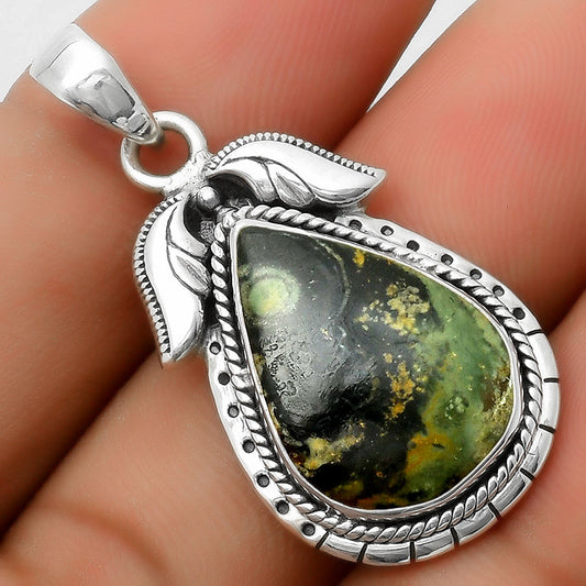 Natural Star Galaxy Jasper Pendant P-1567 SDP114564