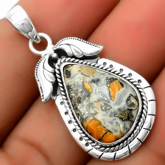 Natural Maligano Jasper - Indonesia Pendant P-1567 SDP114569
