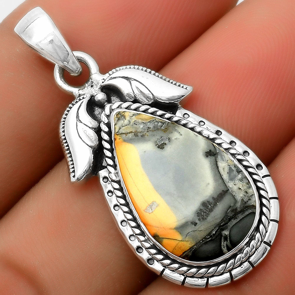 Natural Maligano Jasper - Indonesia Pendant P-1567 SDP114574
