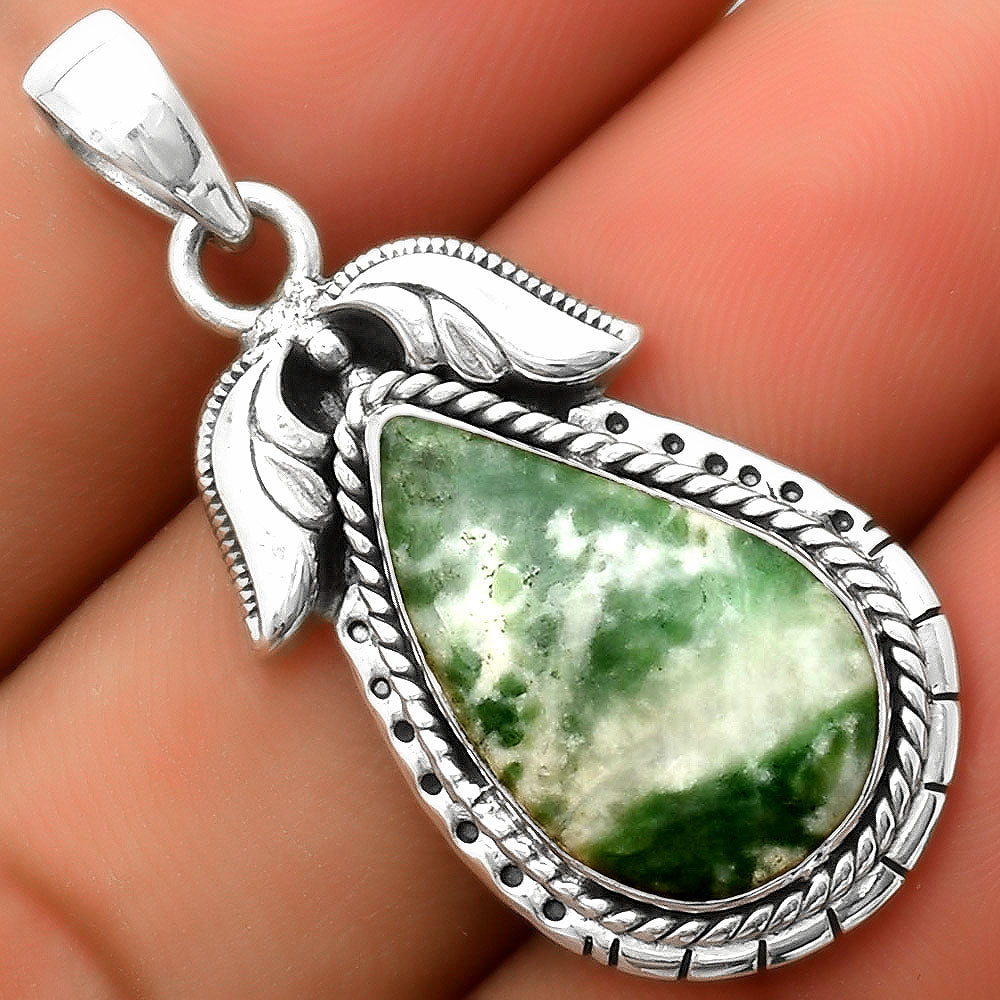 Natural Dioptase Pendant P-1567 SDP114576