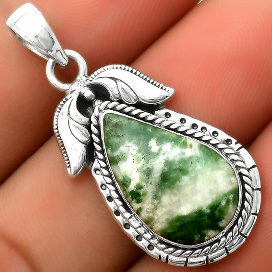 Natural Dioptase Pendant P-1567 SDP114576
