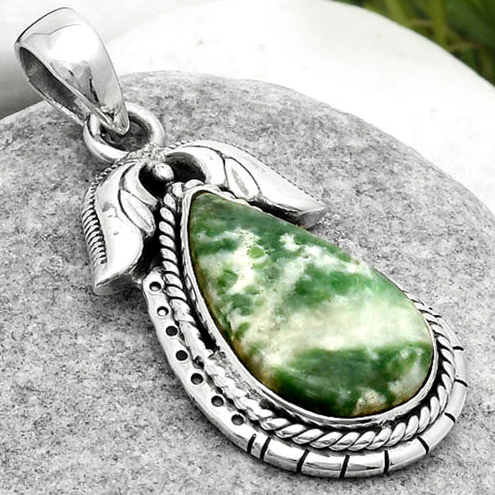 Natural Dioptase Pendant P-1567 SDP114576