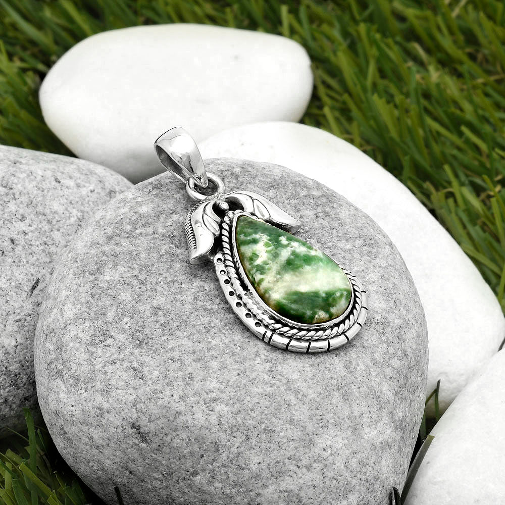 Natural Dioptase Pendant P-1567 SDP114576