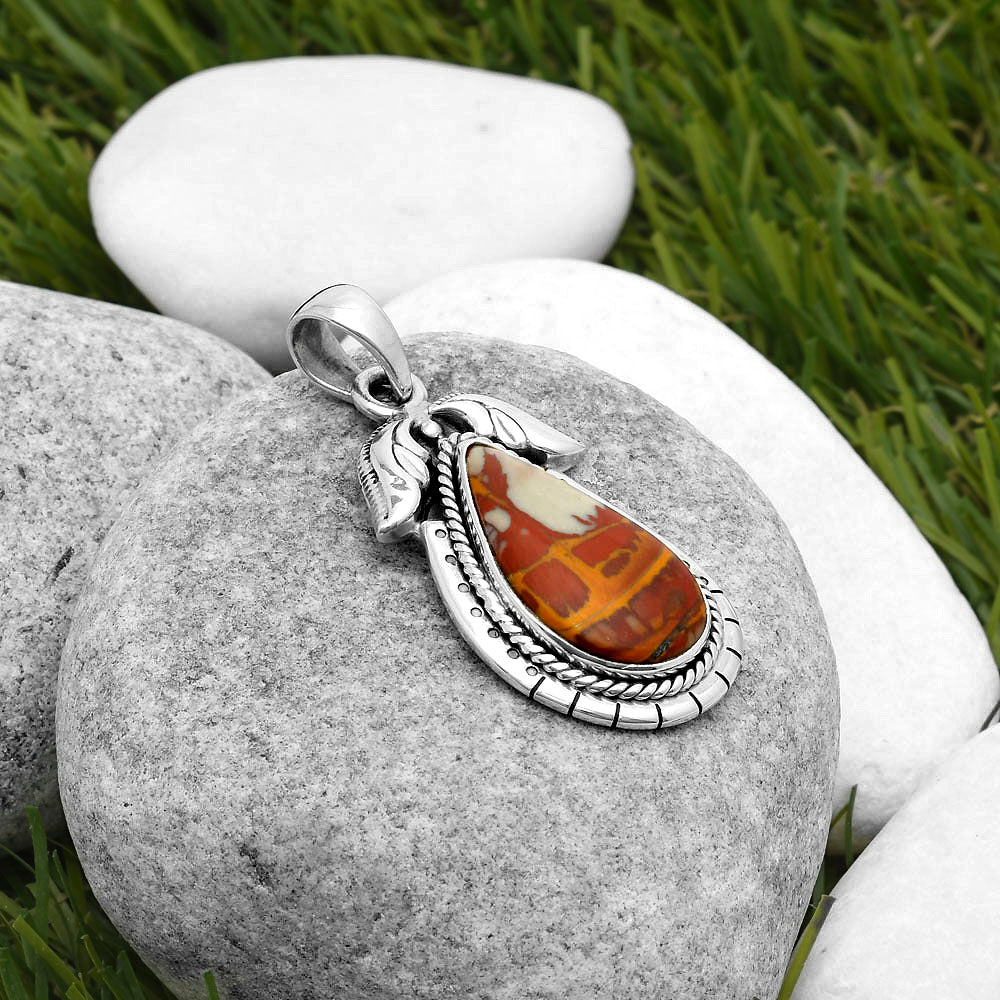 Natural Noreena Jasper Pendant P-1567 SDP114580