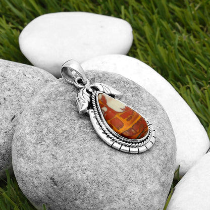 Natural Noreena Jasper Pendant P-1567 SDP114580