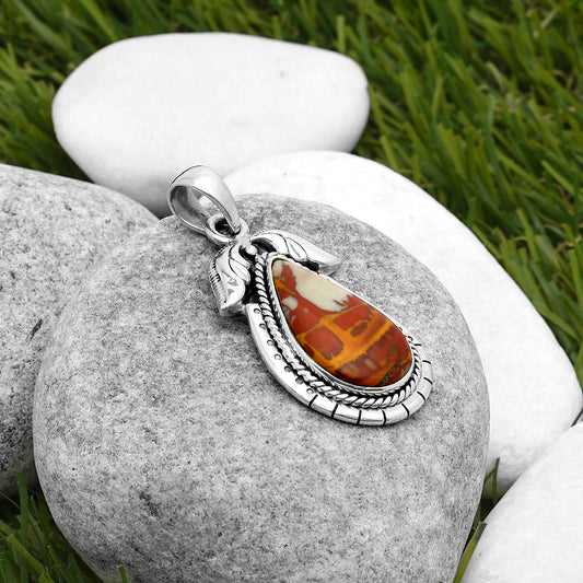 Natural Noreena Jasper Pendant P-1567 SDP114580