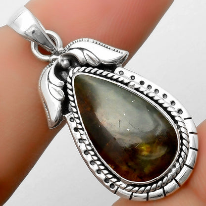 Natural Chrome Chalcedony Pendant P-1567 SDP114590