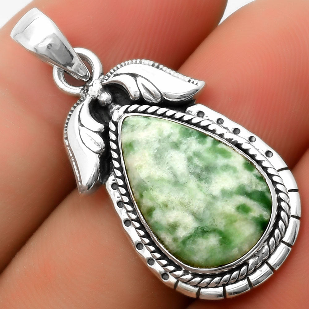 Natural Dioptase Pendant P-1567 SDP114593