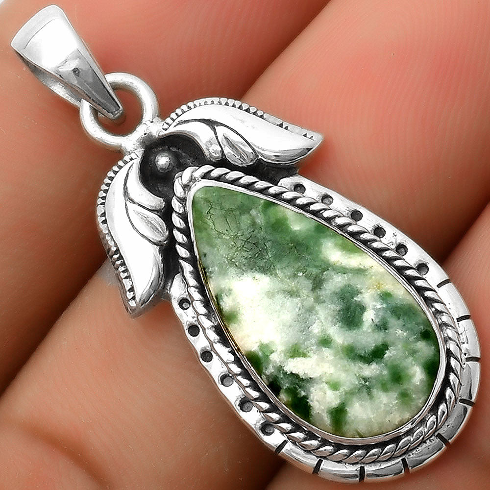 Natural Dioptase Pendant P-1567 SDP114596