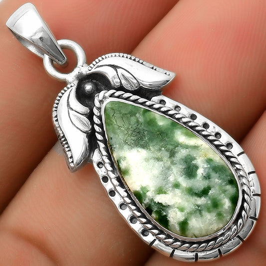 Natural Dioptase Pendant P-1567 SDP114596