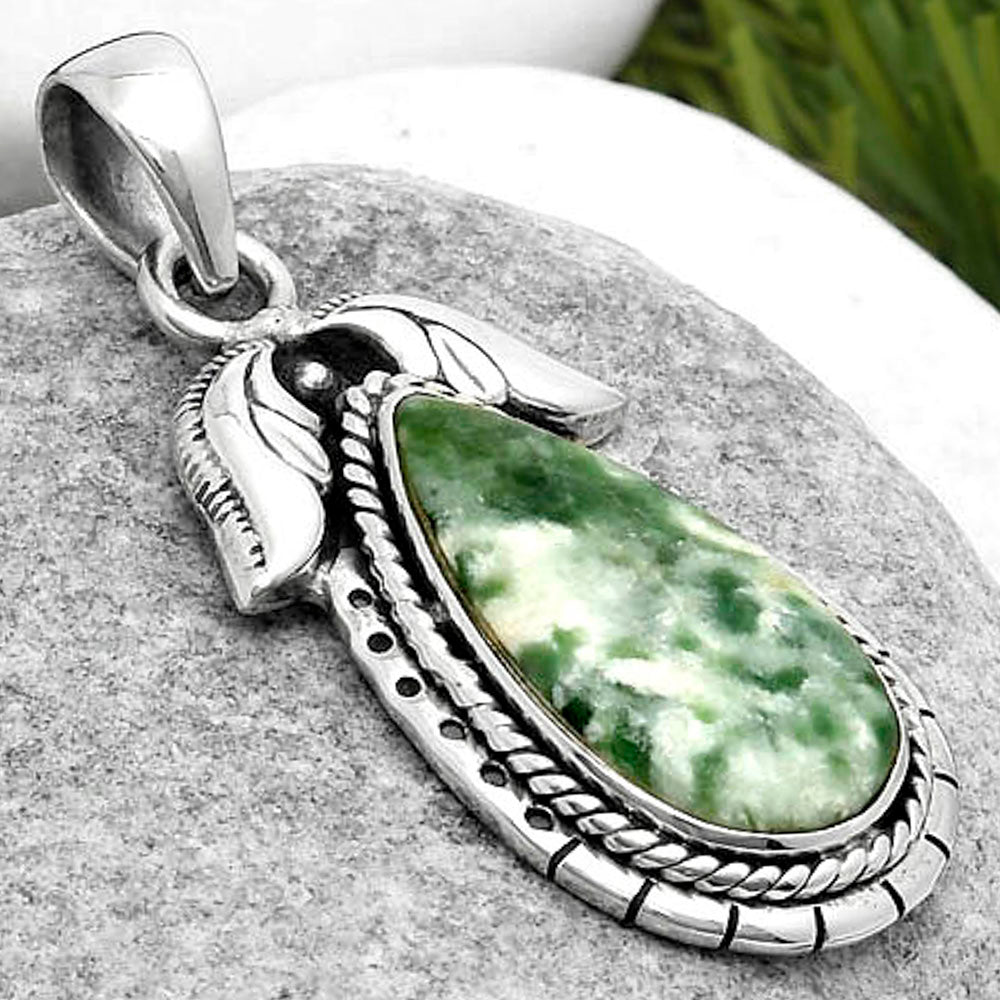 Natural Dioptase Pendant P-1567 SDP114596