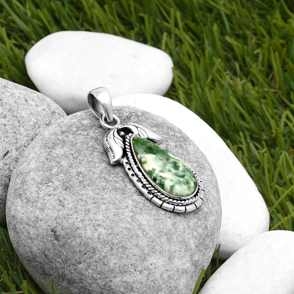 Natural Dioptase Pendant P-1567 SDP114596