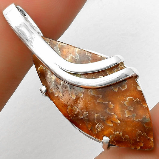 Natural Sutured Ammonite - Madagascar Pendant P-1165 SDP114808