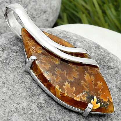 Natural Sutured Ammonite - Madagascar Pendant P-1165 SDP114833