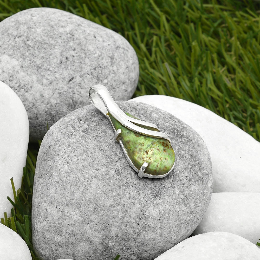 Natural Chrome Chalcedony Pendant P-1165 SDP114850