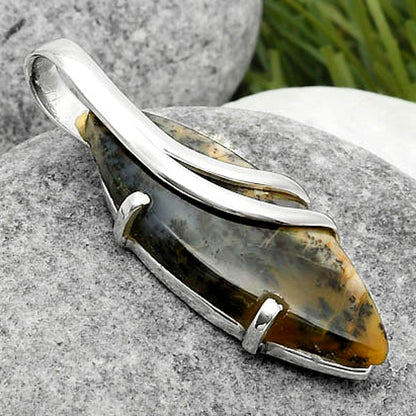 Natural Amethyst Sage Agate - Nevada Pendant P-1165 SDP114851