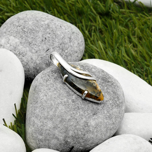 Natural Amethyst Sage Agate - Nevada Pendant P-1165 SDP114851