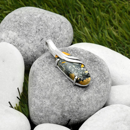 Natural Maligano Jasper - Indonesia Pendant P-1165 SDP114859