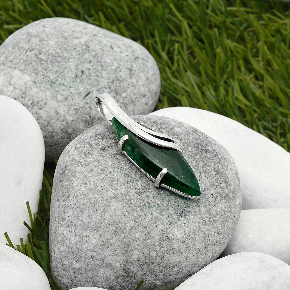 Natural Green Aventurine Pendant P-1165 SDP114860