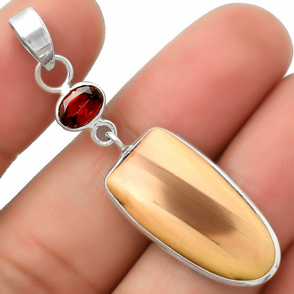 Imperial Jasper - Mexico & Garnet Pendant P-1098 SDP115199