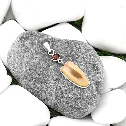 Imperial Jasper - Mexico & Garnet Pendant P-1098 SDP115199