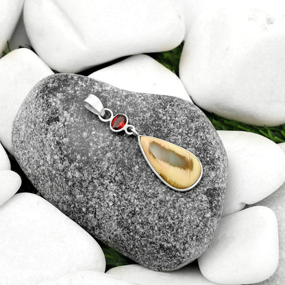 Imperial Jasper - Mexico & Garnet Pendant P-1098 SDP115253
