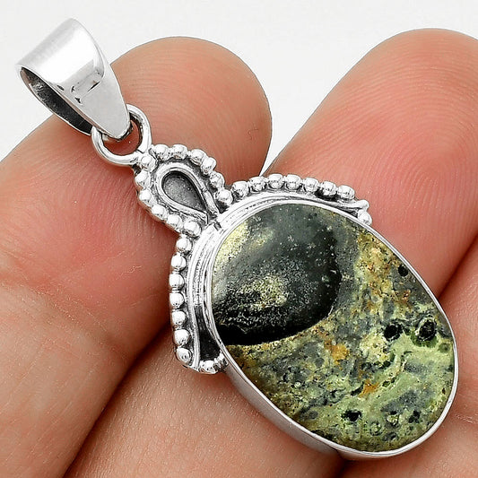 Natural Star Galaxy Jasper Pendant P-1092 SDP115259