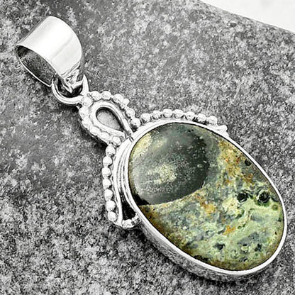 Natural Star Galaxy Jasper Pendant P-1092 SDP115259