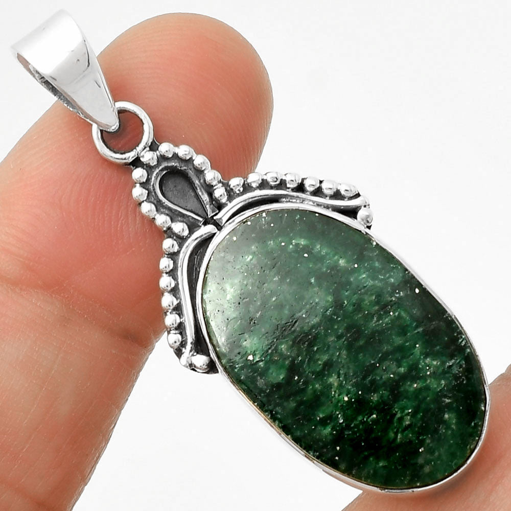 Natural Green Aventurine Pendant P-1092 SDP115275